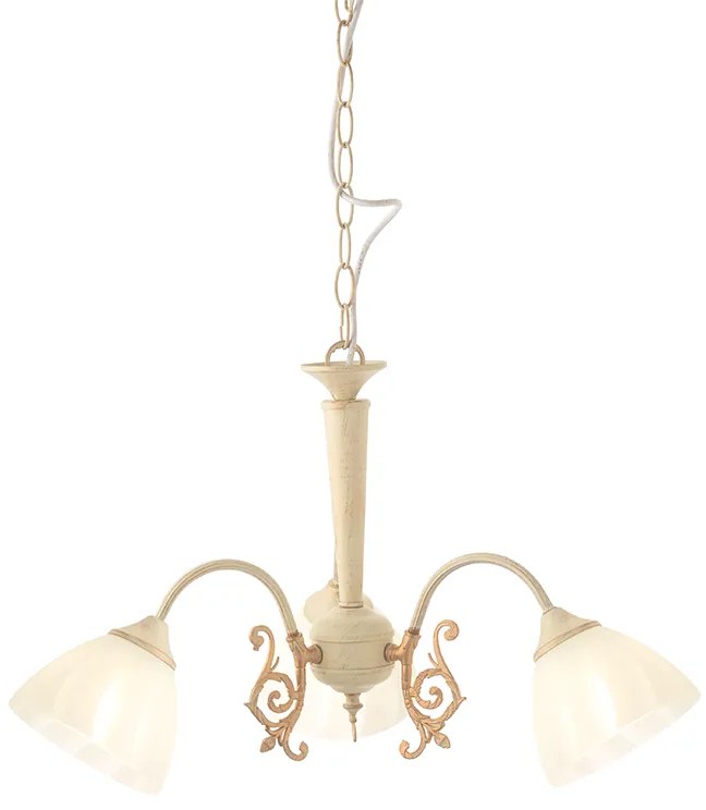 Φωτιστικό Κρεμαστο Aca DL8163 PERONE Μπεζ/Κρεμ (Beige/Creme)