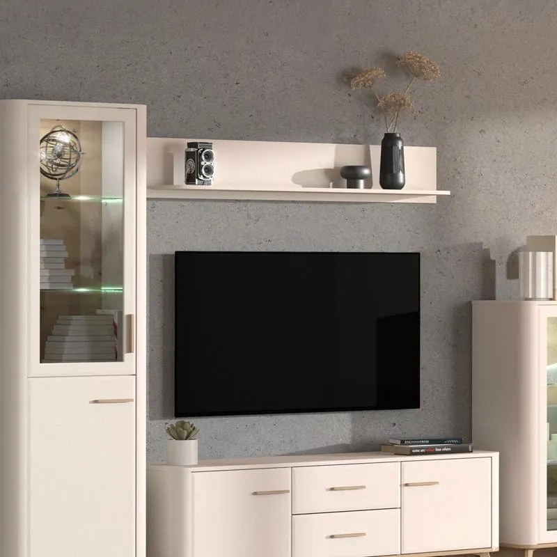 Ράφι Τοίχου DARWEN ZP Cashmere 138x21x24εκ. 138x21x24 εκ.