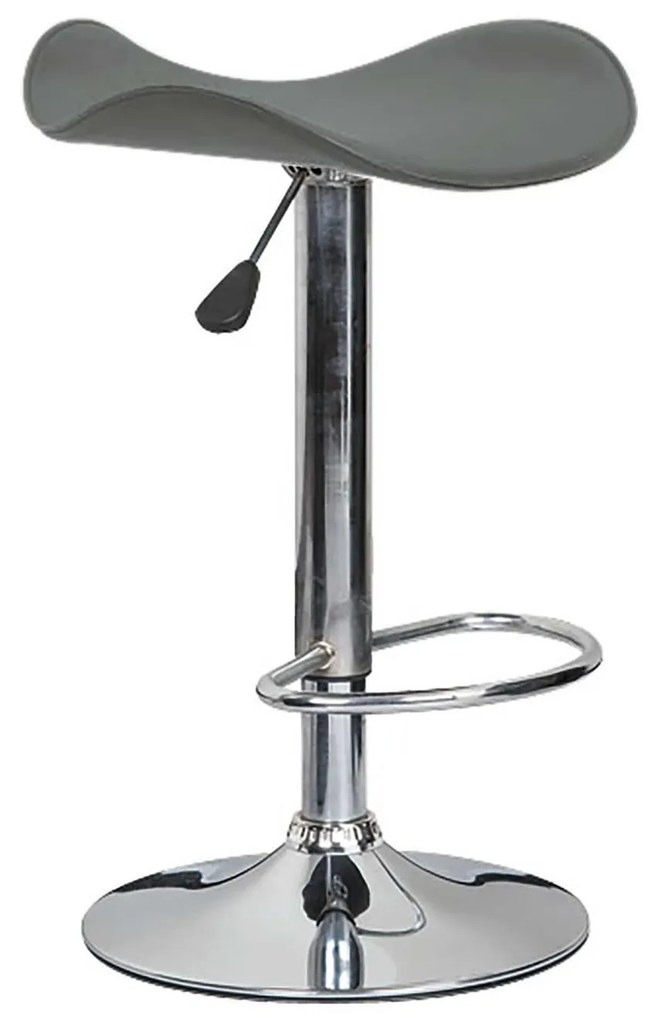 Σκαμπό Μπάρ Saddle ΕΜ100,3 45Χ43Χ64/85 cm Σετ 2τμχ Metal, PVC
