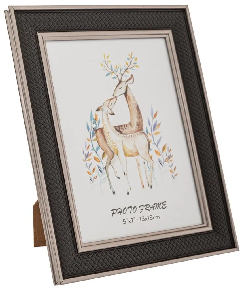 Κορνίζα Με Χρυσό Γείσο 88594 13x18cm Gold-Grey Plastic