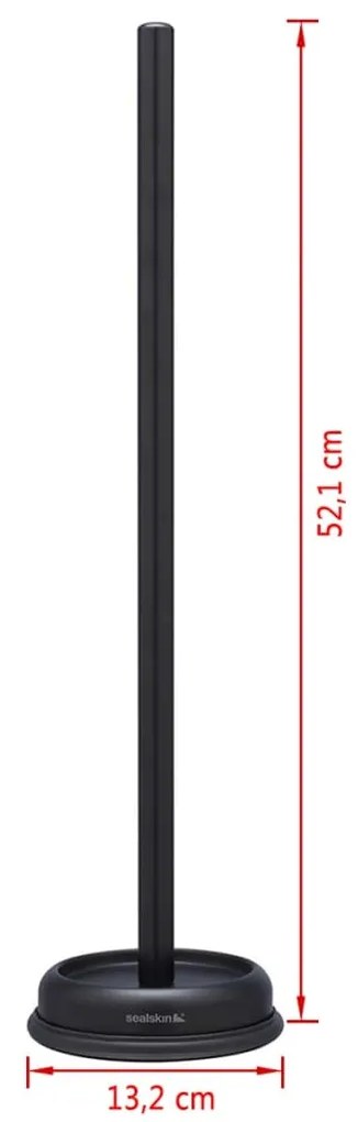 Sealskin Βάση για Ρολά Υγείας Acero Μαύρη 361731819