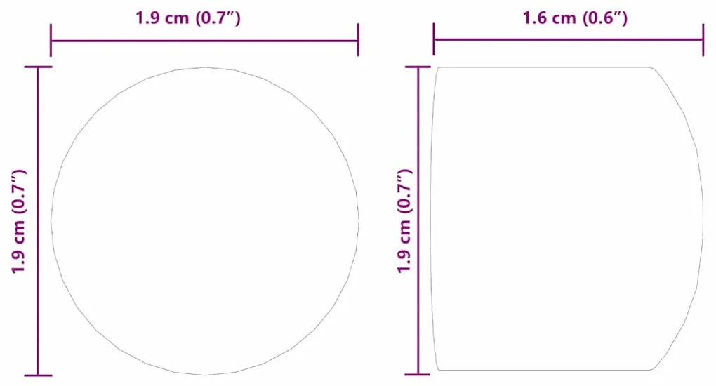vidaXL Καπάκια για Τραπέζι Ποδοσφαίρου 10 pcs Μαύρο