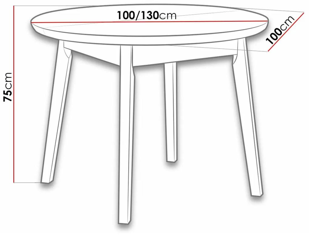 Τραπέζι Victorville 184, Sonoma οξιά, Άσπρο, 75cm, 27 kg, Επιμήκυνση, Ινοσανίδες μέσης πυκνότητας, Ξύλο, Μερικώς συναρμολογημένο, Ξύλο: Οξιά