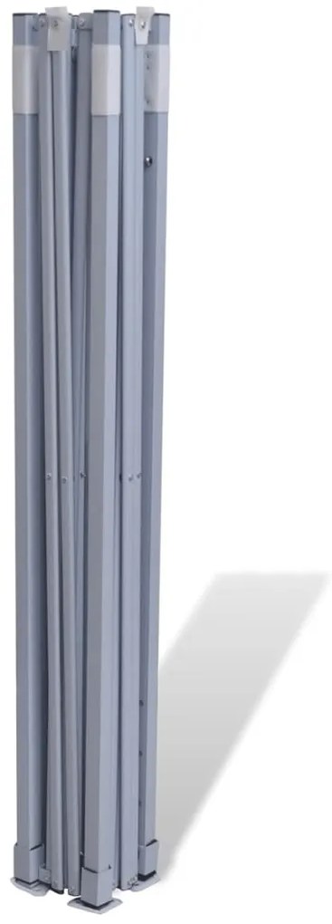 vidaXL Τέντα Πτυσσόμενη με 4 Πλευρικά Τοιχώματα Πράσινη 3 x 3 μ.