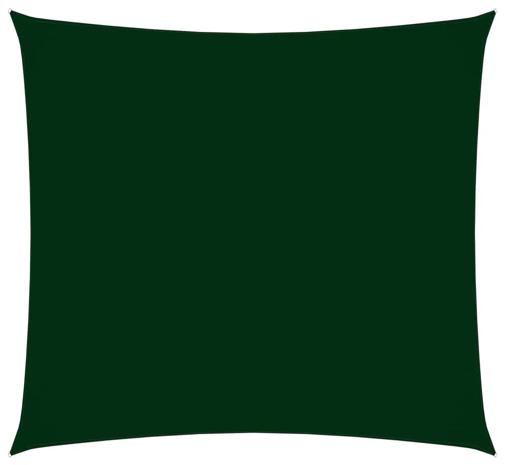 Πανί Σκίασης Τετράγωνο Σκούρο Πράσινο 5 x 5 μ από Ύφασμα Oxford