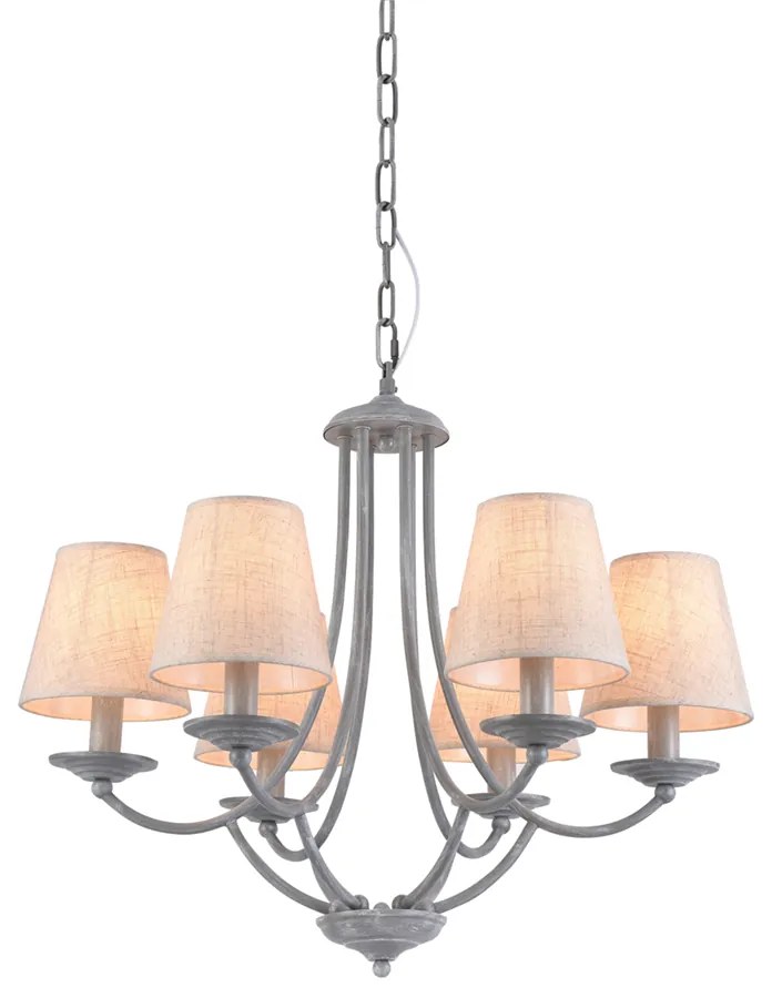 Φωτιστικό Οροφής Πολύφωτο Homelighting Etna 77-3662 Grey