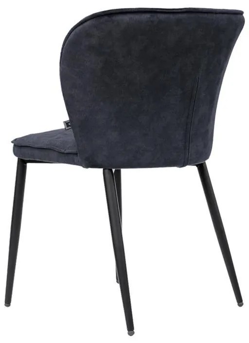 Καρέκλα Τραπεζαρίας Silvana Μεταλλική Fylliana Γκρί 56x43x84εκ. 2αδα 56x43x84 εκ.