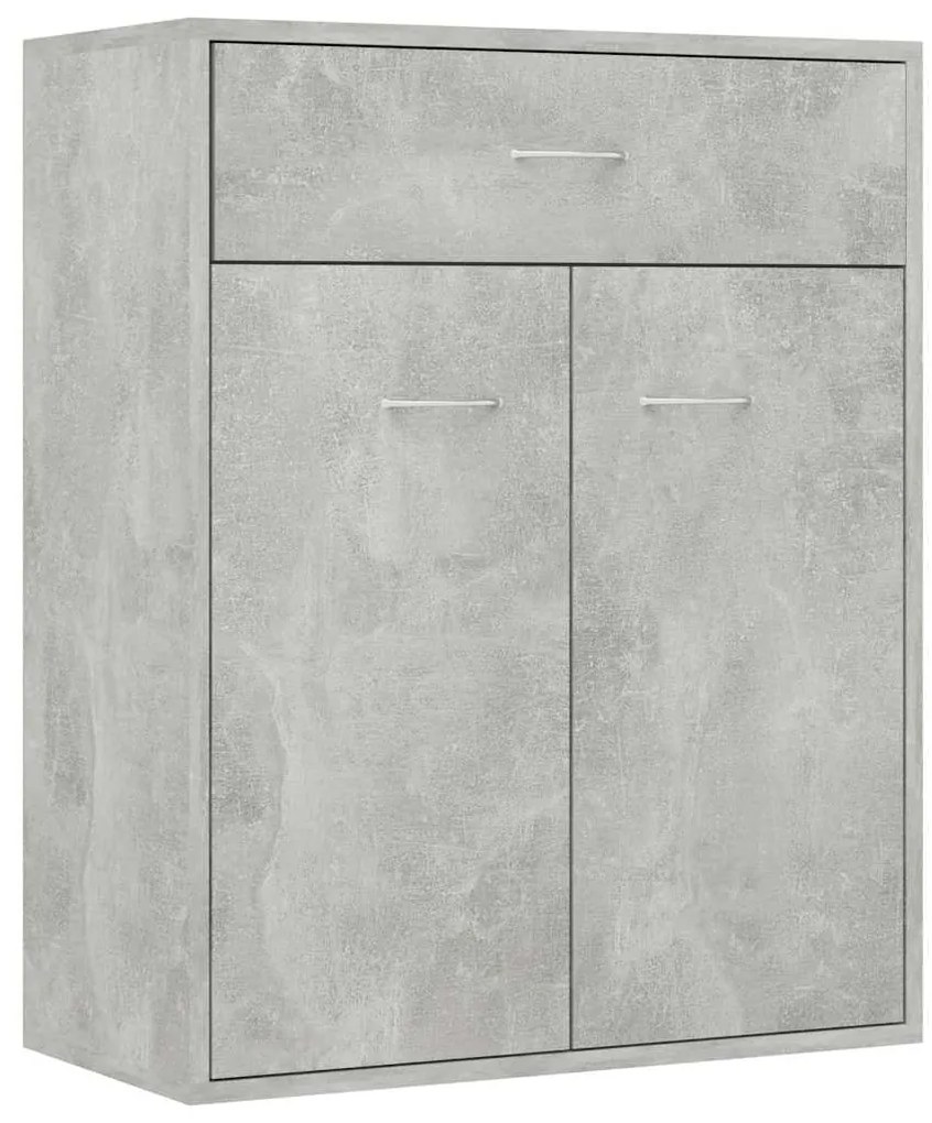 vidaXL Ντουλάπι Γκρι του Σκυροδέματος 60 x 30 x 75 εκ. από Επεξ. Ξύλο