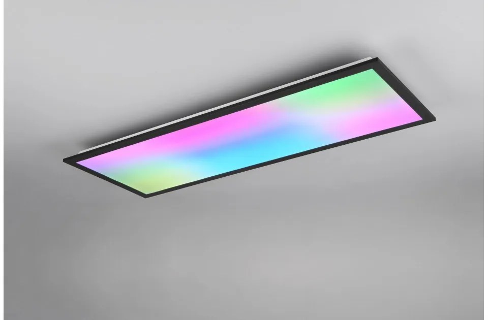 Πλαφονιέρα Φωτιστικό Οροφής LED RGBW 31W Μαύρο Dimmer 3CCT Εφέ Beta R67668032 Trio Lighting-R67668032-Μαύρο R67668032
