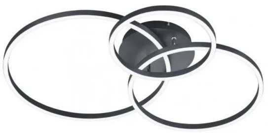 Πλαφονιέρα Φωτιστικό Οροφής Led Μαύρο Ματ Winona 670810632 Trio Lighting-670810632-Μαύρο 670810632