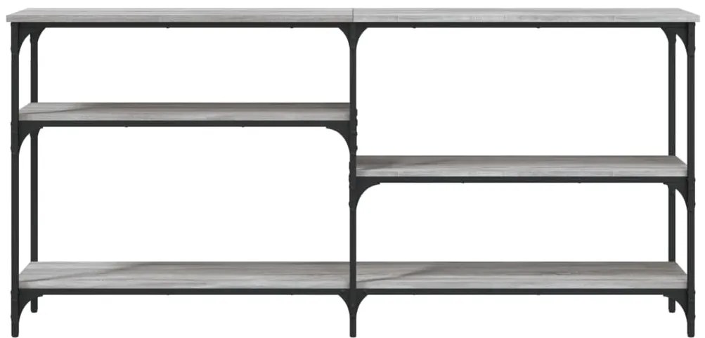 vidaXL Τραπέζι Κονσόλα Γκρι Sonoma 160x29x75 εκ. Επεξεργασμένο Ξύλο