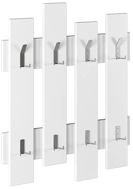 Κρεμάστρα τοίχου Wave Megapap χρώμα λευκό 64x4x81εκ.