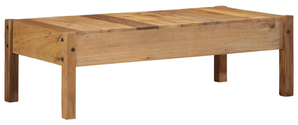 vidaXL Τραπέζι Καφέ 110x55x35 cm Μασίφ Ανακυκλωμένο