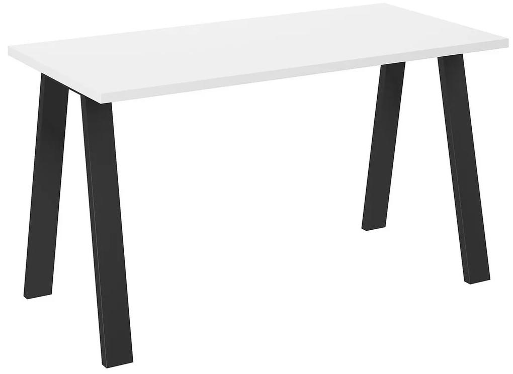 Τραπέζι Tucson 140, Άσπρο, 75x67x138cm, 38 kg, Πλαστικοποιημένη μοριοσανίδα, Μέταλλο | Epipla1.gr