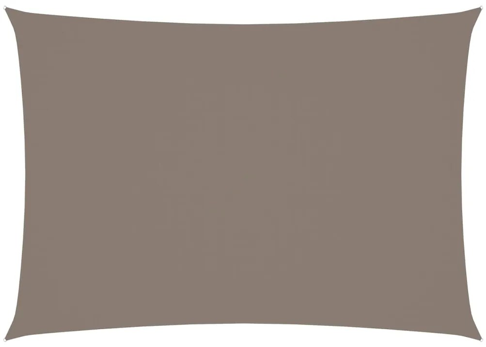 vidaXL Πανί Σκίασης Ορθογώνιο Taupe 3 x 5 μ. από Ύφασμα Oxford