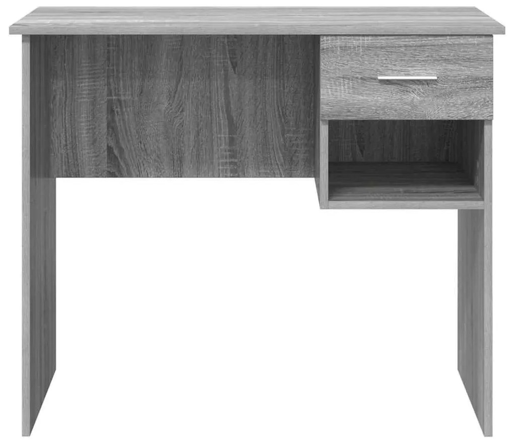 vidaXL Γραφείο Γκρι sonoma 90 x 49.5 x 75 εκ. Επεξεργασμένο ξύλο