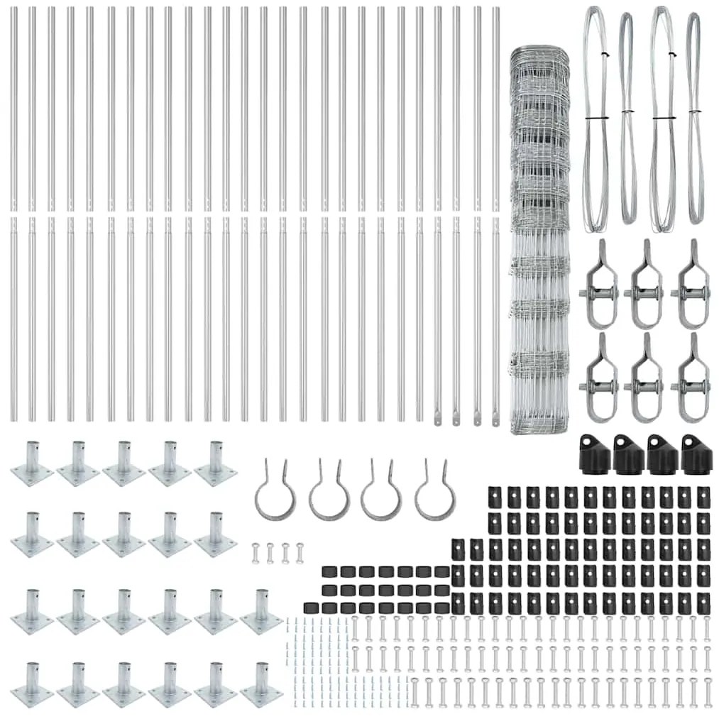 vidaXL Στύλος Περιφράξεων Γαλβανισμένο 50 x 1,2 m Ατσάλι
