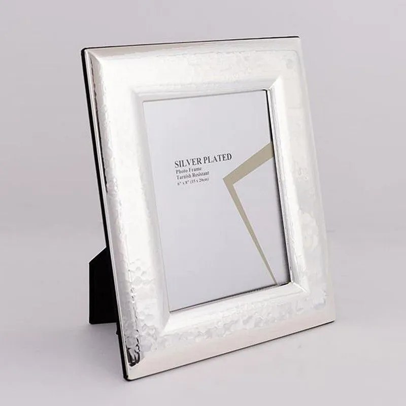 Κορνίζα Μεταλλική Επάργυρη 756-10040 15x20cm Silver Estheti Home Metal