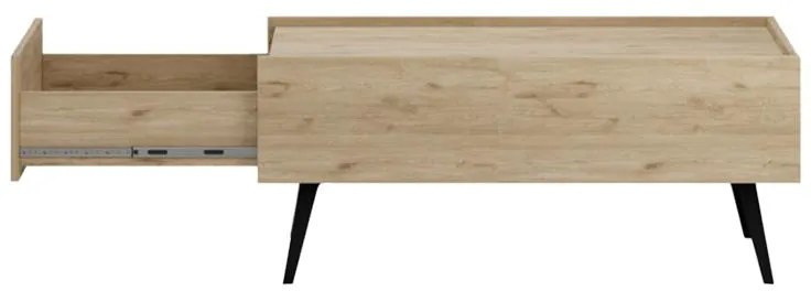 Τραπέζι σαλονιού με συρτάρι Tema σε oak απόχρωση 103x60x44εκ 103x60x44 εκ.