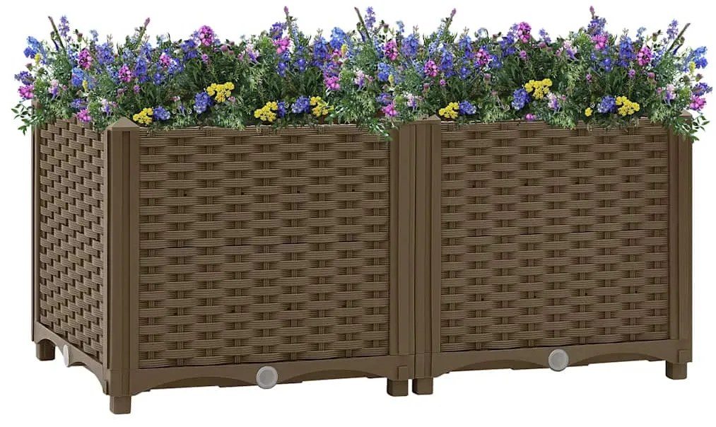 vidaXL Ζαρντινιέρα 80 x 40 x 38 εκ. από Πολυπροπυλένιο