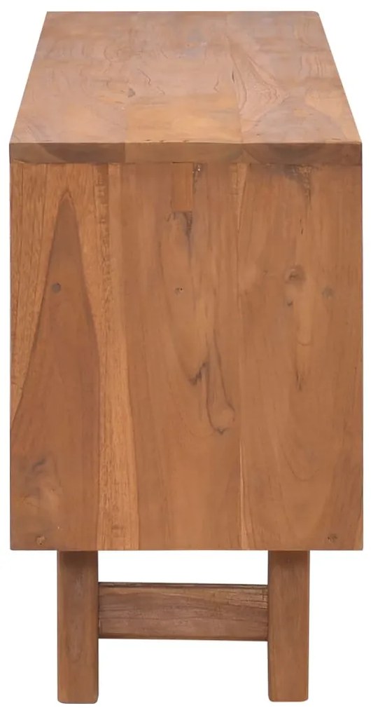 vidaXL Έπιπλο Τηλεόρασης 110 x 30 x 50 εκ. από Μασίφ Ξύλο Teak