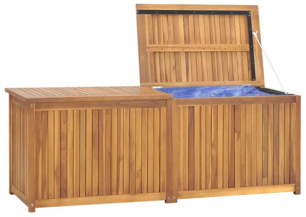 vidaXL Μπαούλο Κήπου 150 x 50 x 55 εκ. από Μασίφ Ξύλο Teak