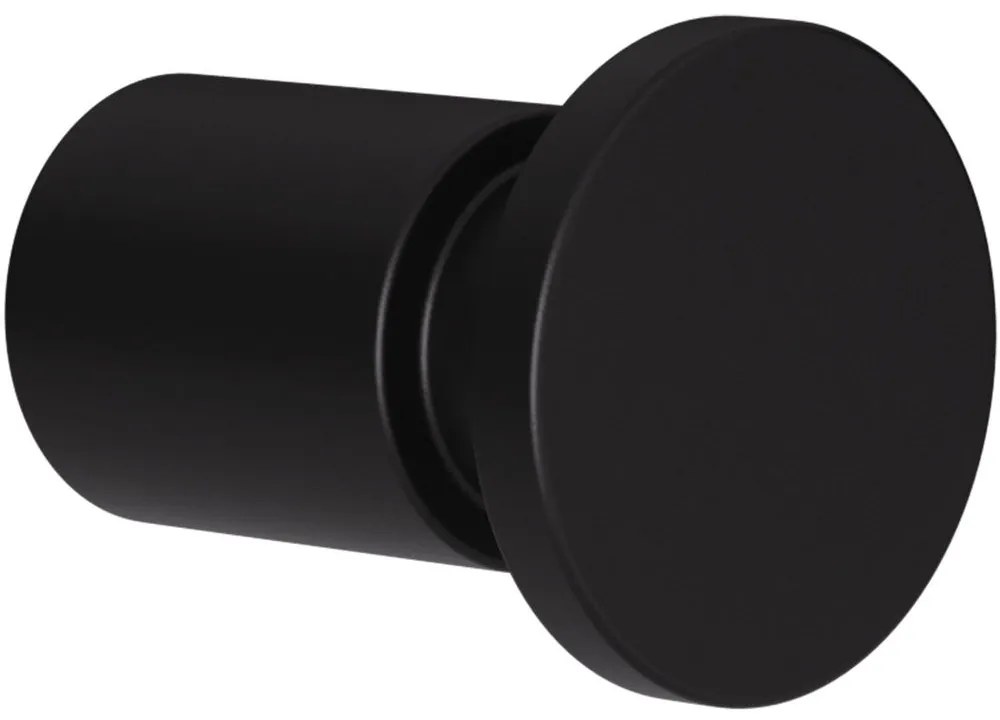 Άγκιστρο Μπάνιου Μονό 10-403 Φ2,2x5cm Matt Black Pam&amp;Co Brass
