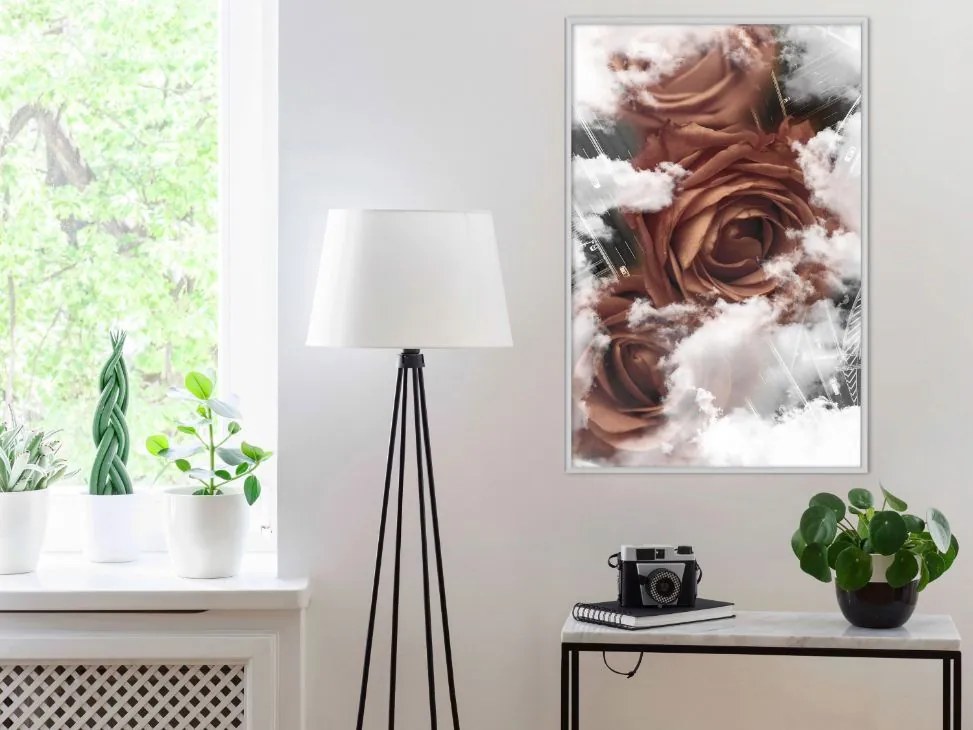 Αφίσα - Heavenly Roses - 20x30 - Χρυσό - Χωρίς πασπαρτού