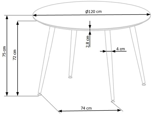 EMBOS table DIOMMI V-CH-EMBOS-ST