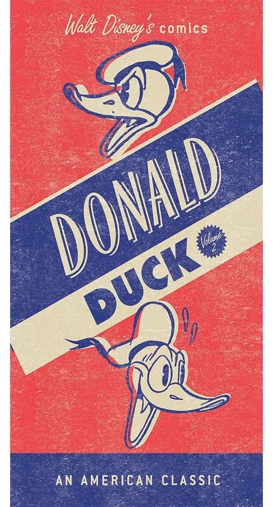 Πετσέτα Θαλάσσης Παιδική Βελουτέ Disney Donald 01 Red-Blue DimCol Θαλάσσης 70x140cm 100% Cotton