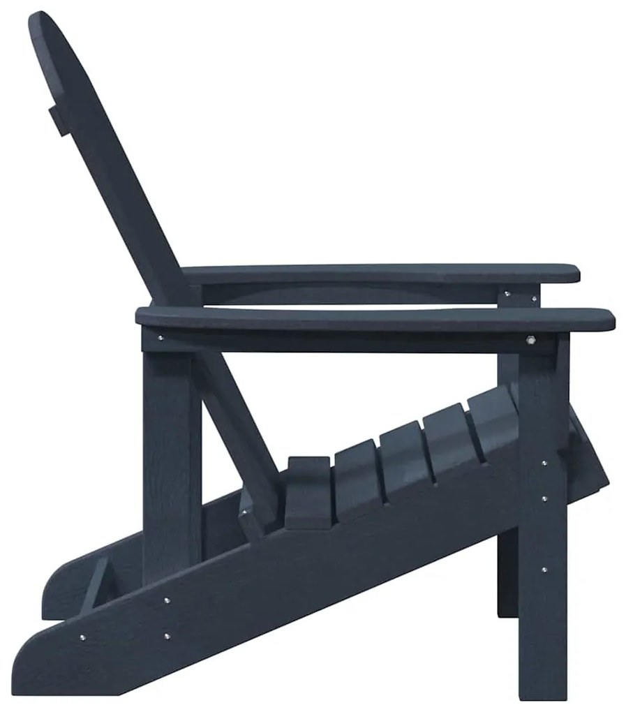 vidaXL Adirondack Καρέκλα Ναυτικό Μπλε 74x82x91 εκ HDPE