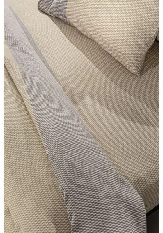 Σετ Σεντόνια Φανελένια King Size 270x265 Verona Taupe 5206480673009
