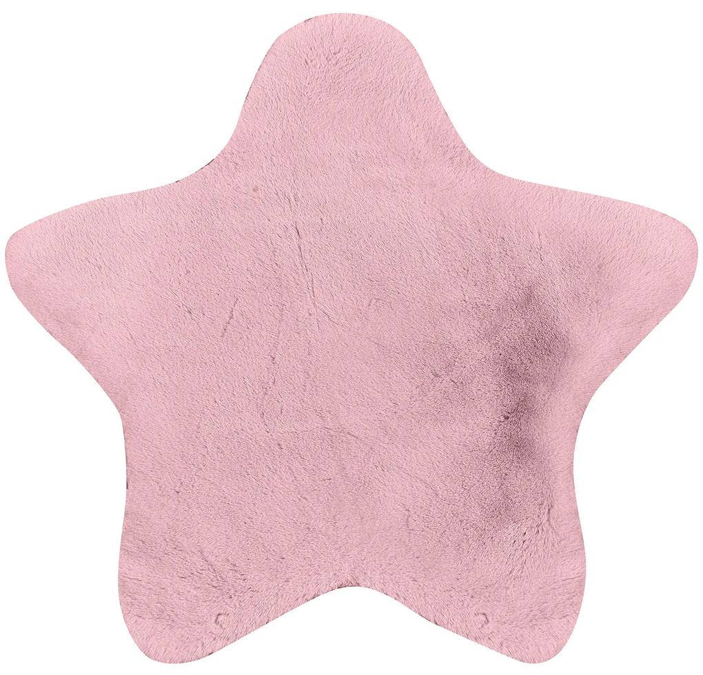 ΠΑΙΔΙΚΟ ΧΑΛΙ SMOOTH PINK STAR Ροζ 160 x 160 εκ. MADI