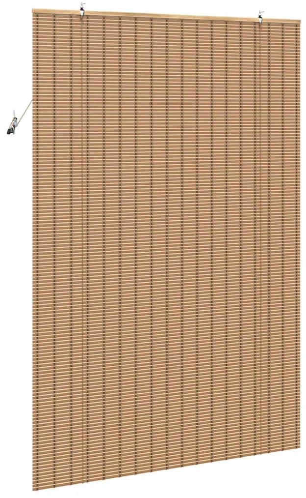 vidaXL Ρόλερ και Σκιάδια Ανοιχτό καφέ 140 x 220 εκ. Μπαμπού