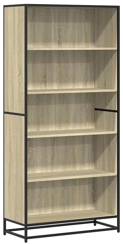 vidaXL Βιβλιοθήκη Sonoma Oak 80,5x35x170,5 cm Ξύλινη κατασκευή