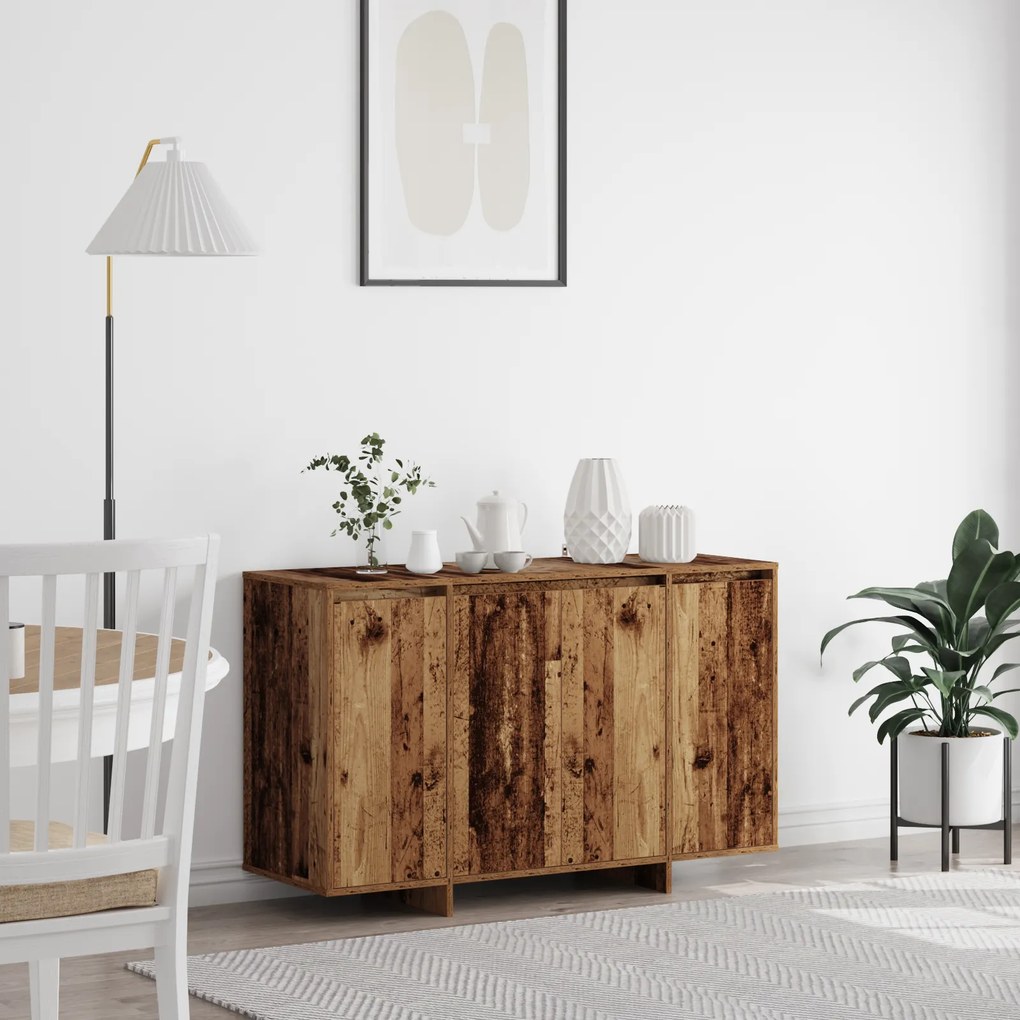vidaXL Καφέ Μπουφές Παλιό ξύλο Ξύλο 120 x 41 x 75 εκ Μπουφές