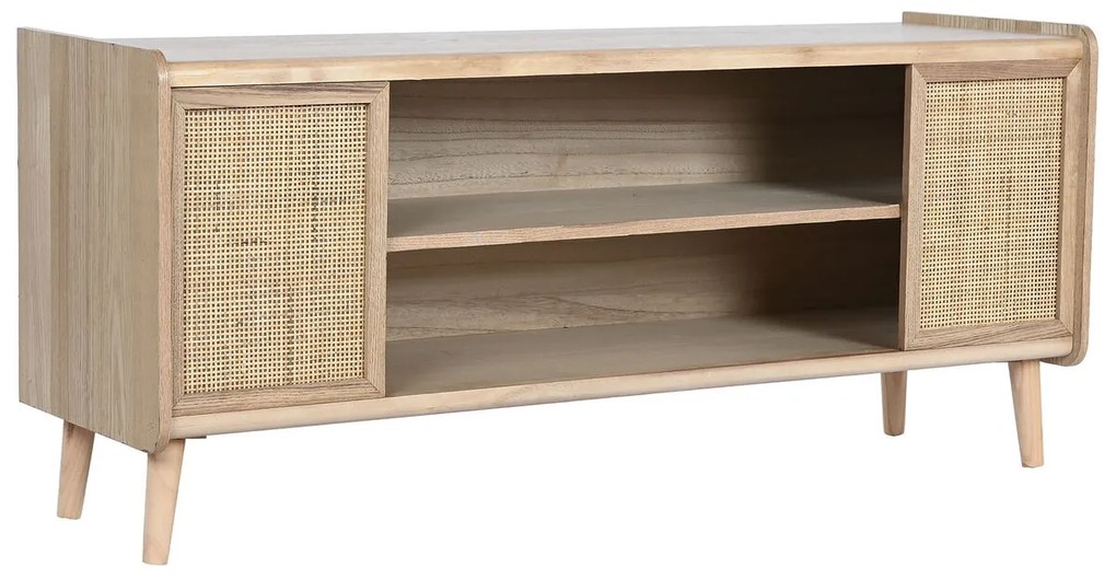 Τηλεόραση Home ESPRIT Φυσικό ρατάν Ξυλο παουλόβνια 120 x 35 x 54 cm