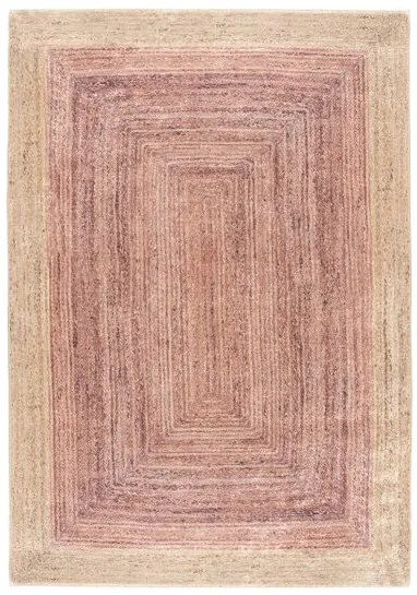 Beauty Home Χαλί Tropic Art 9139 133x190 Μπεζ,Ροζ