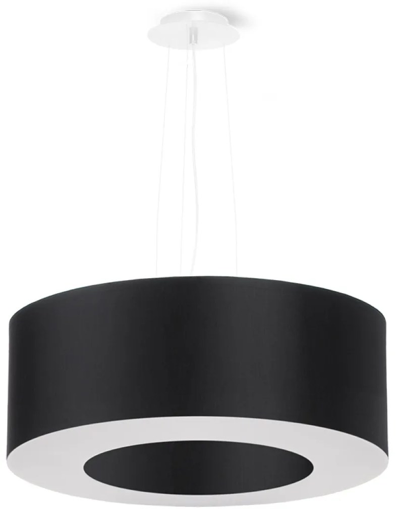 Sollux Κρεμαστό φωτιστικό Saturno 5,μαύρο,5xE27/60w