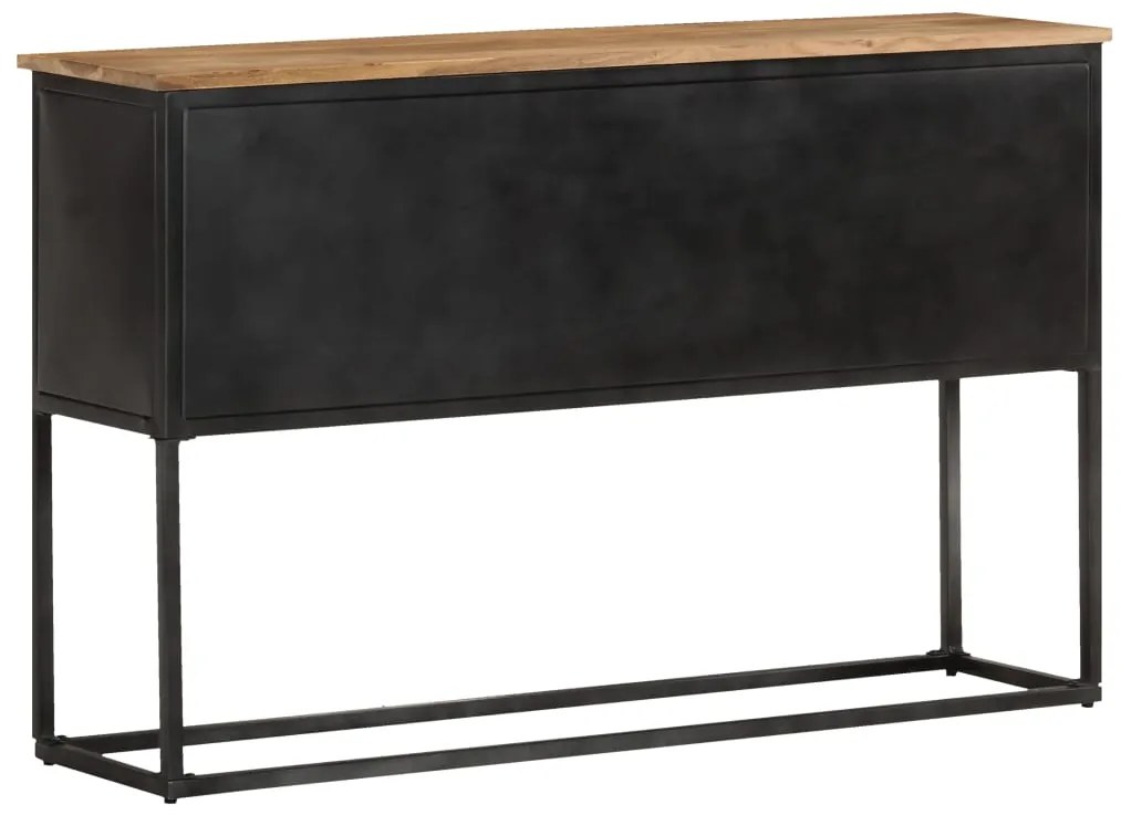 vidaXL Κονσόλα 120 x 30 x 75 εκ. από Μασίφ Ξύλο Ακακίας