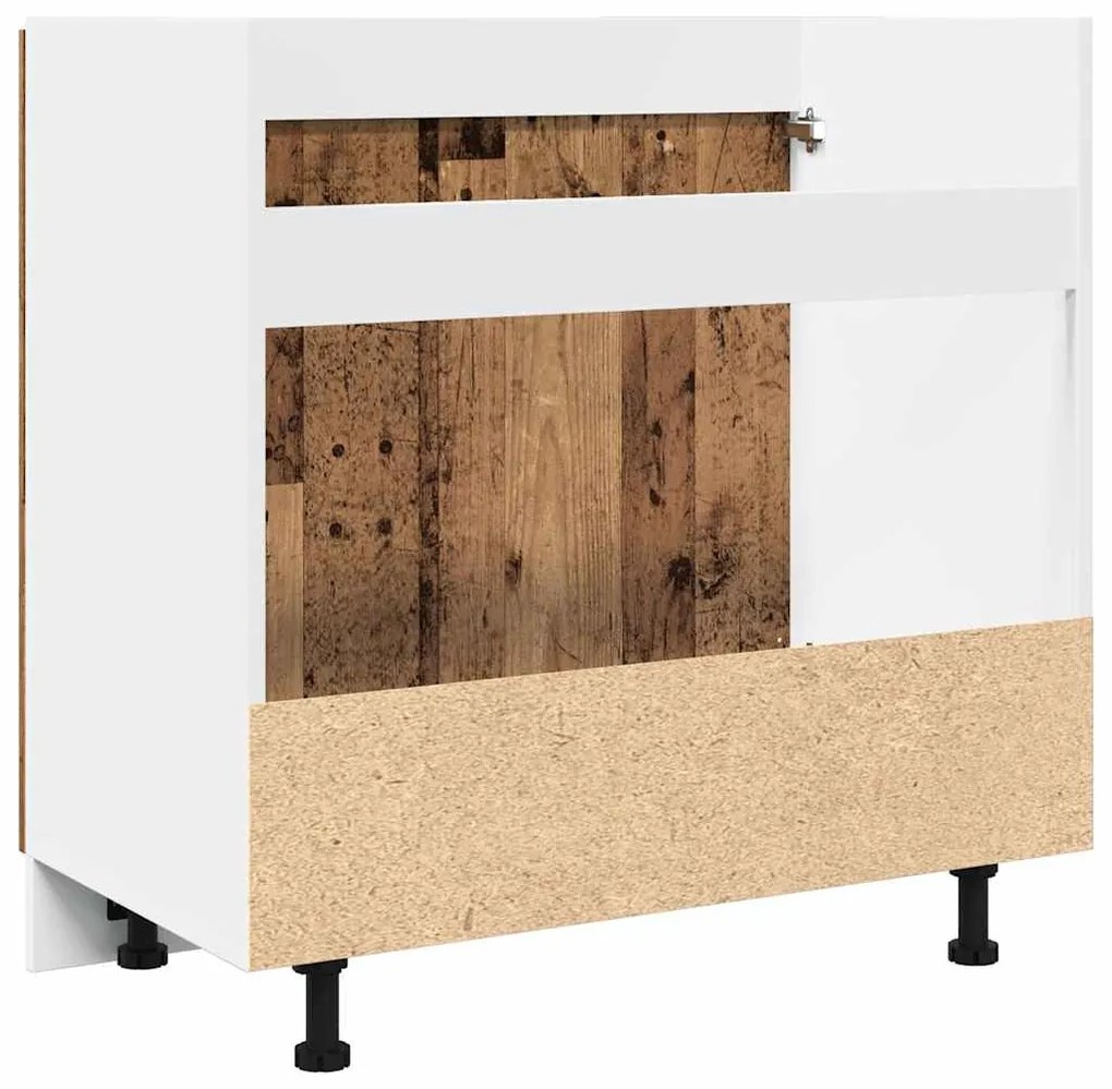 vidaXL Ντουλάπι Νιπτήρα &quot;Lyon&quot; από Παλιό Ξύλο 80x46x81,5 εκ. από Τεχνητό Ξύλο