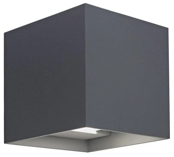 Φωτιστικό Επίτοιχο BOT Lighting MARBELLA10GQK Ανθρακί (Anthracite) 3000K-4000K-5500K