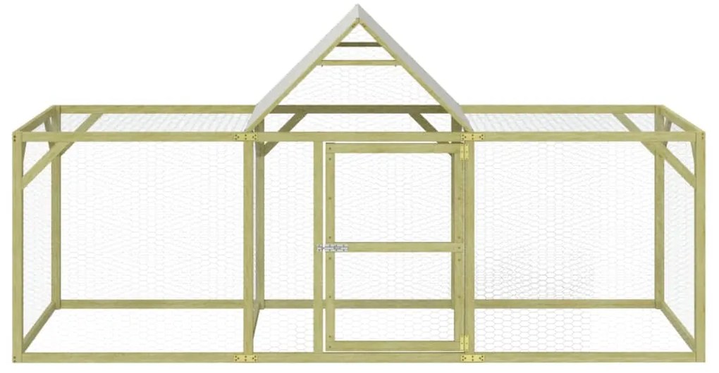 vidaXL Κοτέτσι 300x100x150 εκ. από Μασίφ Εμποτισμένο Ξύλο Πεύκου
