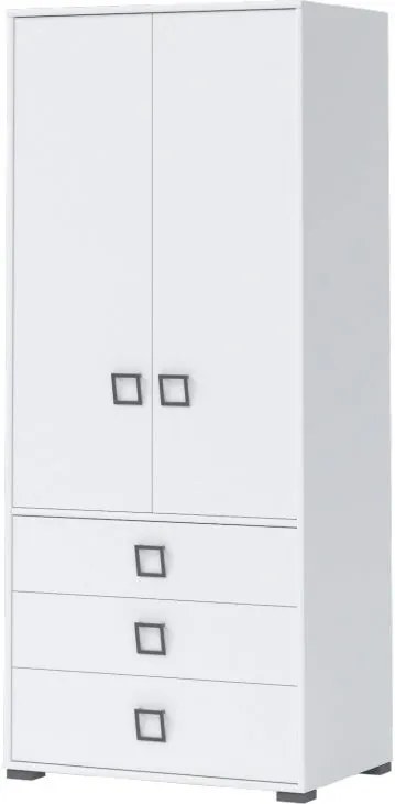 Γκαρνταρόμπα δίφυλλη Riddle 2D3S-Λευκό