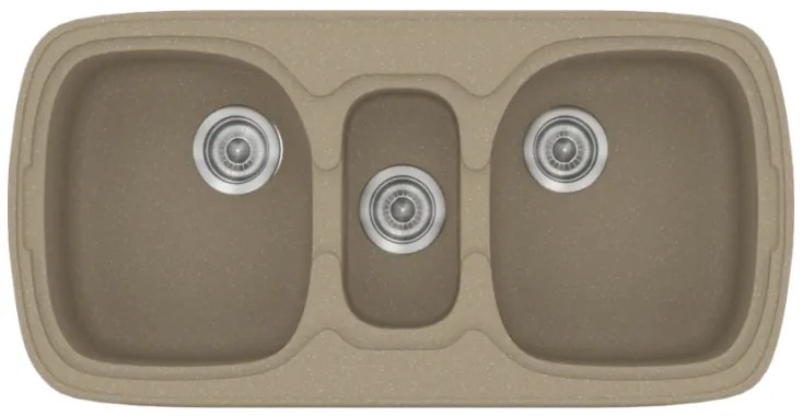 Sanitec Classic 303 Granite Taupe Νεροχύτης