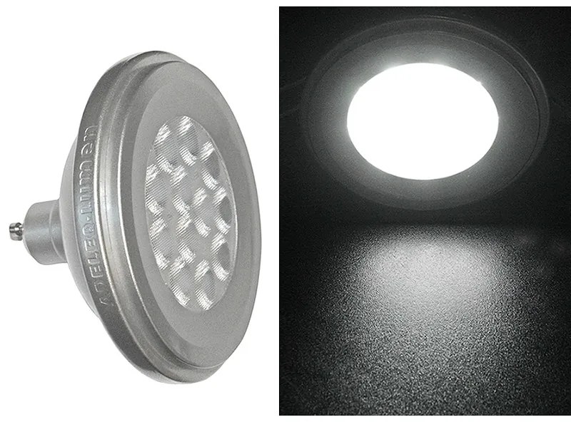 Adeleq Led Λάμπα Αλουμινίου Ar111 Gu10 12W 230Vac 36° 4000Κ Λευκό 13-111012361