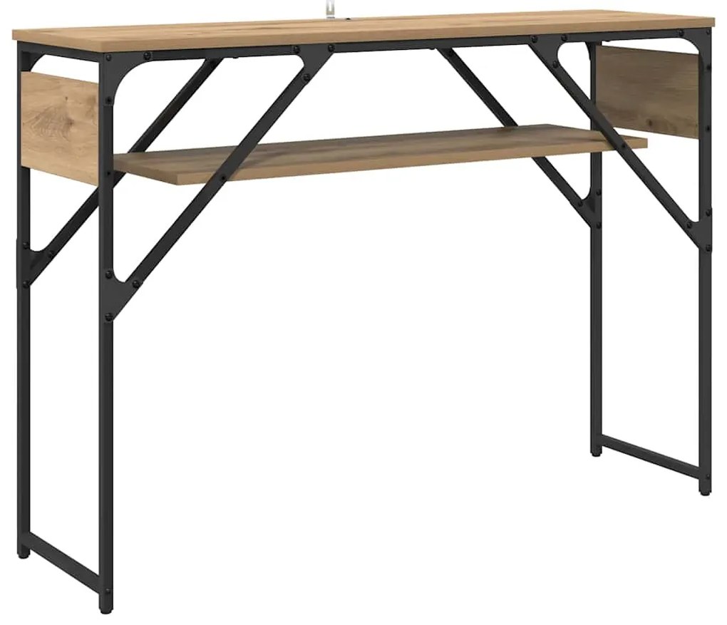 vidaXL ΤραπέζιΚονσόλας Artisan Oak 105x30x75εκ. Επεξεργασμένο ξύλο