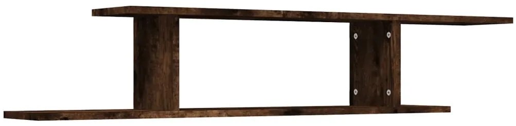 vidaXL Ράφι Τηλεόρασης Επιτοίχιο Καπν. Δρυς 125x18x23 εκ Επεξεργ. Ξύλο