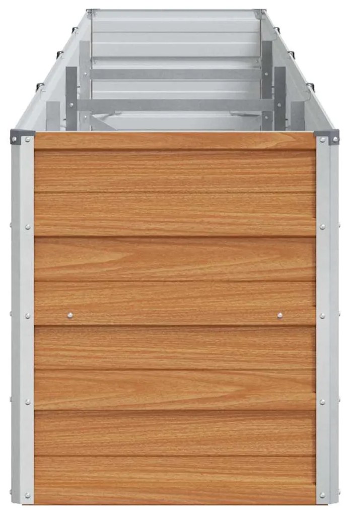 vidaXL Υπερυψωμένη Ζαρντινιέρα Ανοιχτό καφέ 320 x 40 x 45 cm