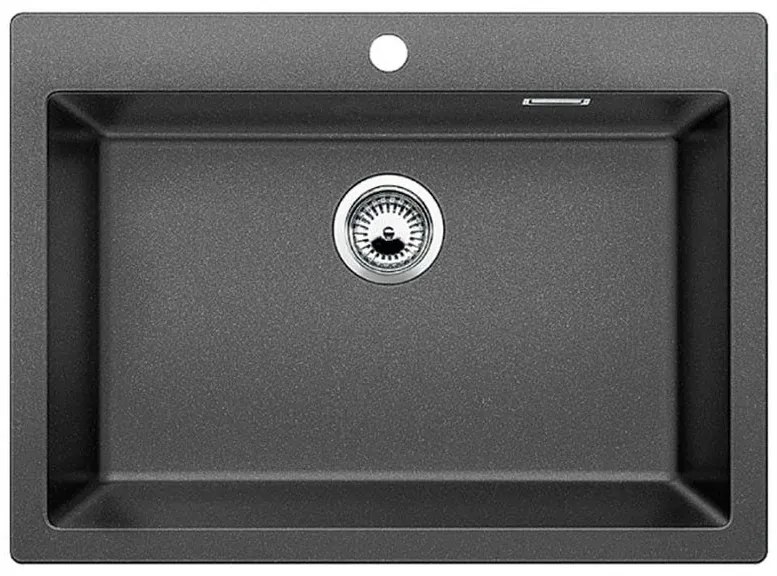 Blanco Pleon 8 Anthracite SILGRANIT™ PuraDur™ Γρανιτένιος Νεροχύτης Ένθετος με 1 Γούρνα 70x51cm